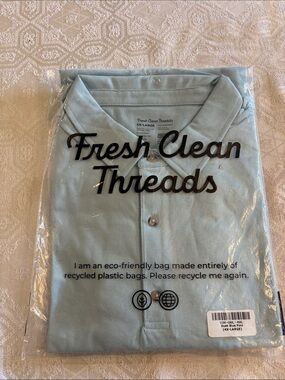 Men’s Pale Blue Polo Shirt